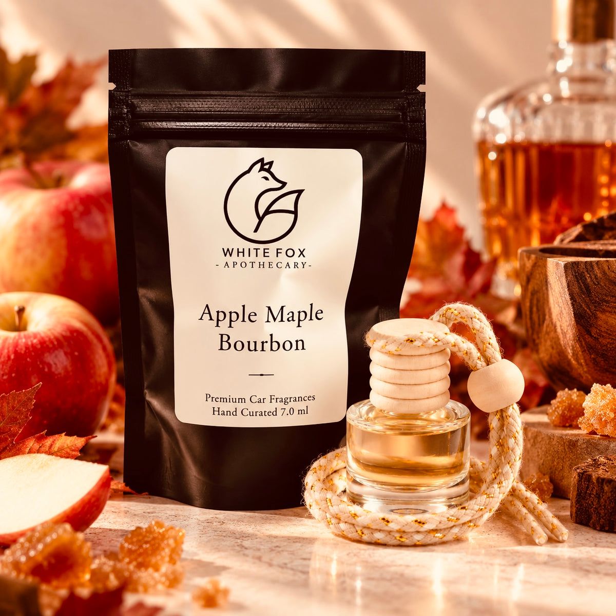 Apple Maple Bourbon Car Freshie